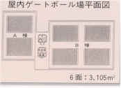 ゲートボール場平面図